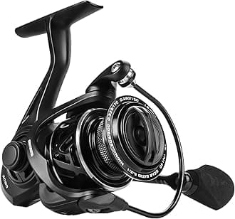 KastKing Zephyr Spinning Reel – Fresh and Saltwater Fishing Reel – 7+1 Stainless Steel Ball Bearings – Up to 22 Lbs Carbon Fiber Drag - Oversized Stainless Steel Main Shaft – Aluminum Spool