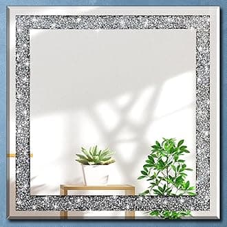 Diamond glass mirror 24x24inches