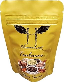 Teabacco (Choose Your Flavors) 100g, World's Best Hookah Shisha Herbal Flavors. 100% Tobacco & Nicotine Free! (Chai Spice)