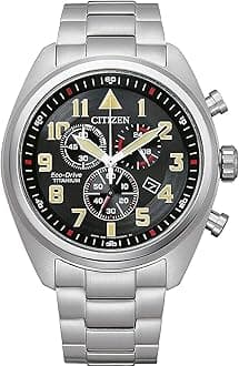 Citizen Mens Chronograph Eco-Drive Watch Titanium