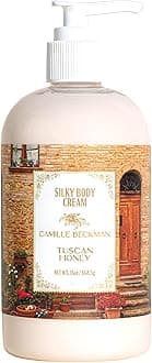 Camille Beckman Tuscan Honey Silky Body Cream 13 oz Pump Bottle by Camille Beckman