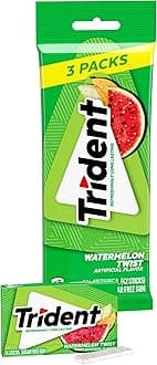 Trident Watermelon Twist Chewing Gum 14 Stick 3 Pack