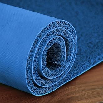 Lifekrafts Cushion Noodle Floor Mat for Entryways| Dirt/Mud Trapper | 4ft x 2ft Blue | Heavy Duty Waterproof Indoor/Outdoor Floor Mat for Entry, Entrance, High Traffic Areas, Easy to Clean