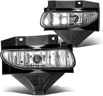 FL-ZTL-115-CH Fog Light Driver & Passenger Side Enhance visibility [Compatible with 99-04 Ford Mustang GT]