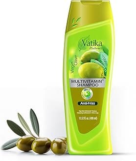 Nourishing Shampoo for Women - Strengthening & Moisturizing Cleanser for Curly, Damaged, and All Hair Types (400ml Bottle, Virgin Olive)