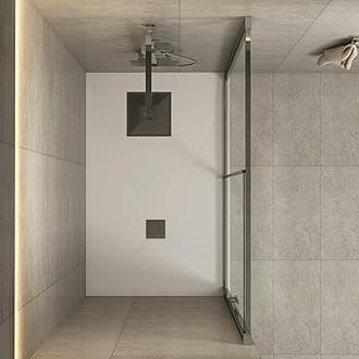 1000mm Sliding Shower Door 6mm Safety Tempered Glass Reversible Shower Enclosure Cubicle Screen