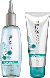 Biolage Scalppure PROFESSIONAL Anti-Dandruff Serum | 72 HRS Scalp Detox | 6-in-1 Formula | Paraben-free & Vegan | Serum for Men & Women, 100ml