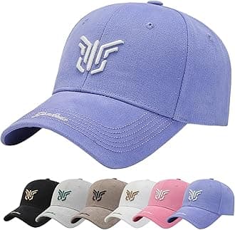 TASVAOUnisex Adjustable Baseball Cap for Men, Casual Outdoor and Hip Hop Wear, Breathable Cotton Trucker Hat with Stylish Embroidery for Summer Sports