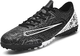 Soccer Cleats for Mens Womens Turf Soccer Shoes Indoor Footall Cleats High Ankle TF AG FG Football Boots Wide Training Sneaker