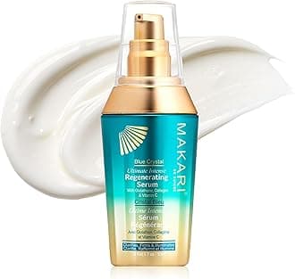 Makari Ultimate Intense Blue Crystal Regenerating Serum 50 ml | Anti-Aging Serum for Face and Body | Hydrating Skin Brightening Serum | Skin Care Product with Glutathione, Collagen, and Vitamin C