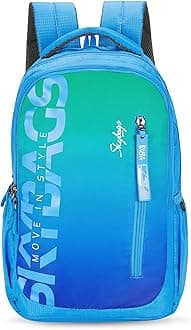 Skybags Brat Pro 28 Liters Casual Backpack for Boys & Girls with 2 Compartments, Built-to-Last Straps & Bottle Pockets | Adjustable Shoulder Strap | Lightweight Backpack for Kids - Unisex, Blitch, One