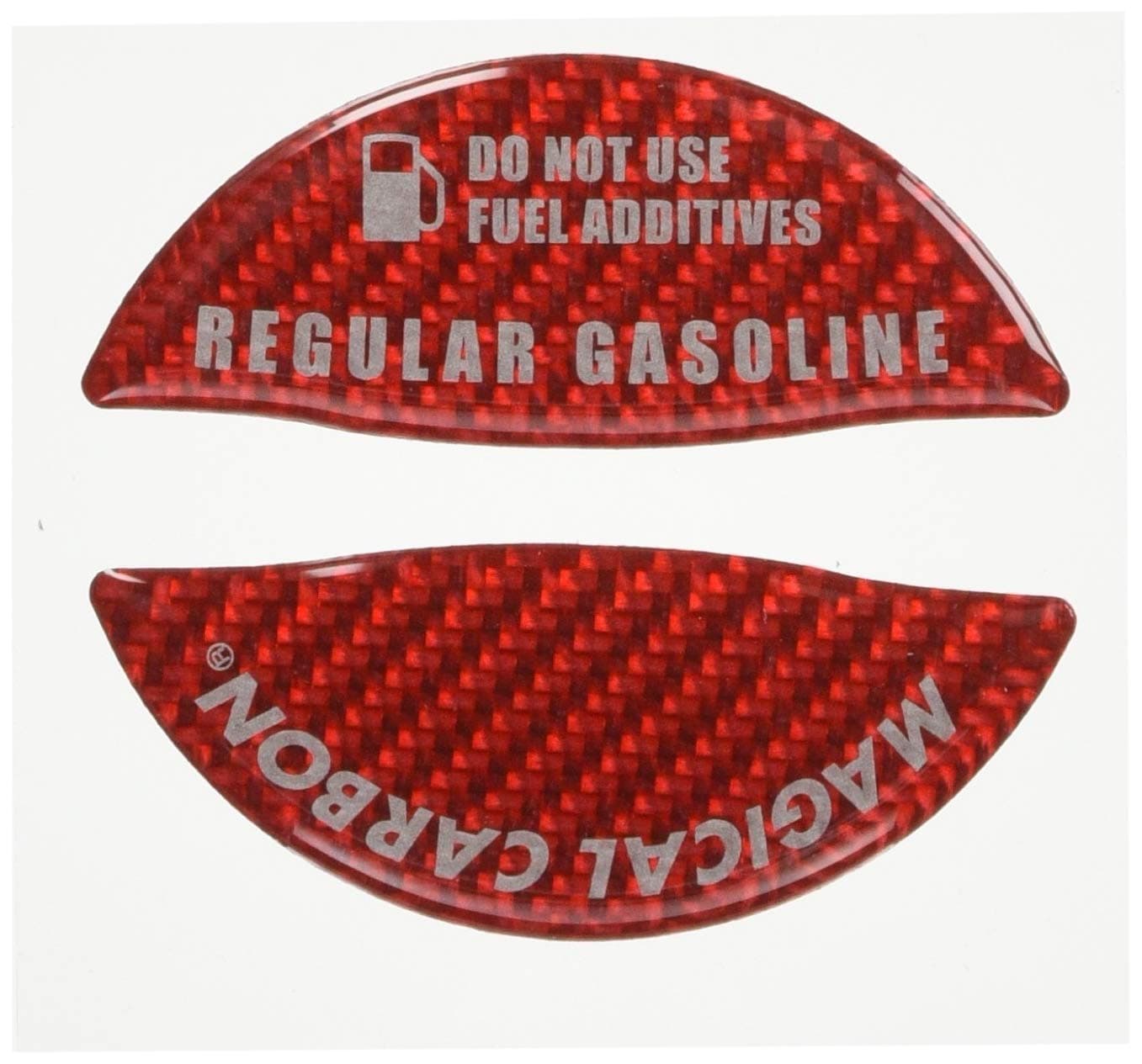 Hase Pro Magical carbon [fuel cap emblem] regular type (Red) Nissan for CFER-2R