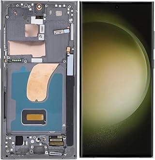 AMOLED Original for S23 Ultra, LED LCD Display Touch Screen Digitizer Assembly S23ultra 5G SM S918U LCD Screen Replacement with Frame, 6.7 Inch, 3088x1440px Resolution