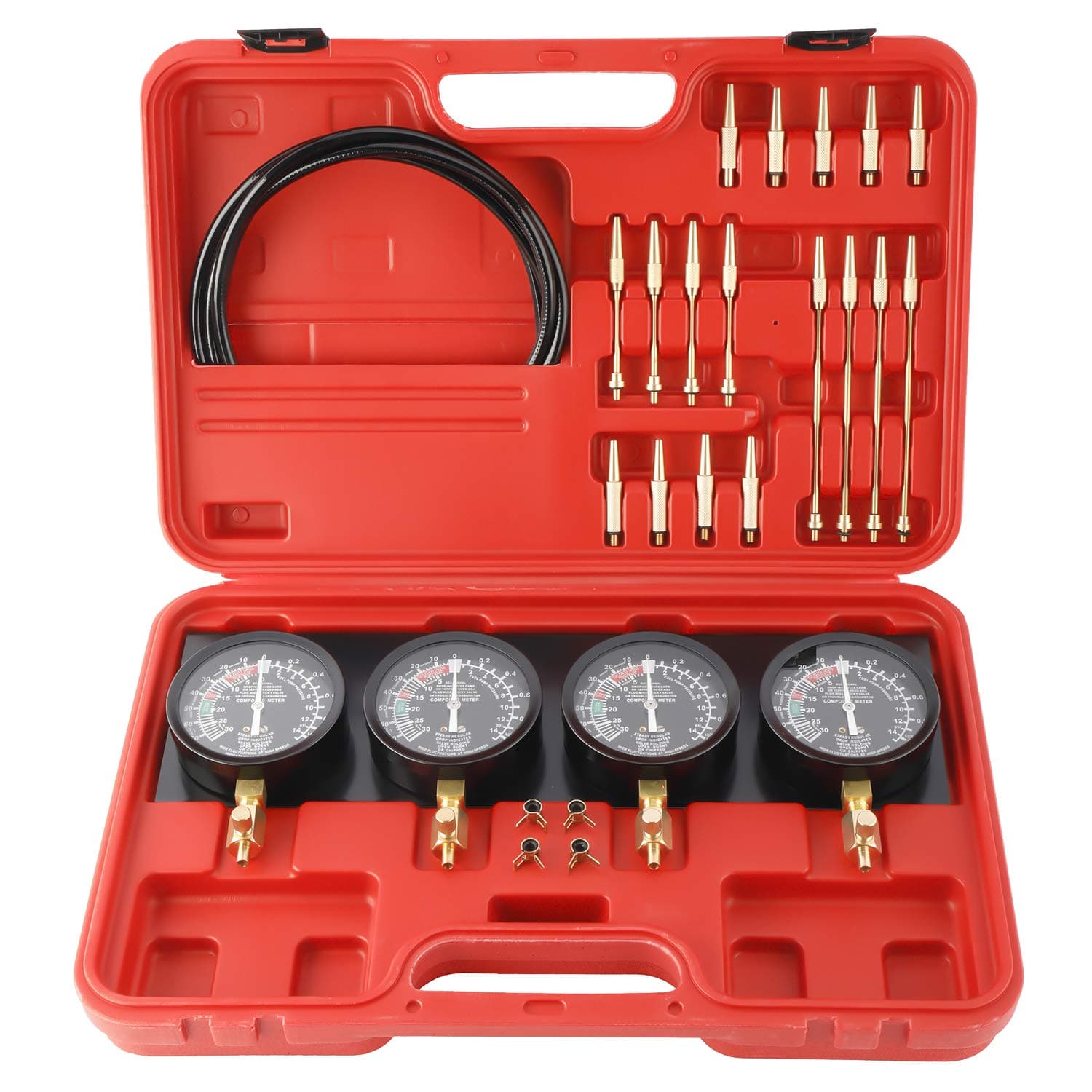 FreeTec Carburetor Synchronizer and Adjustment Kit Fuel Vacuum Gauge Tool