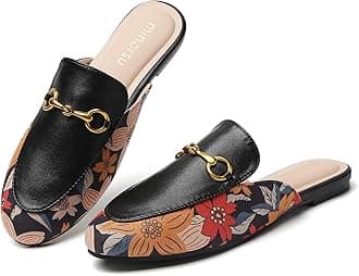 Minorsu Buckle Mules for Women