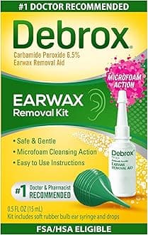 Debrox Earwax Removal Aid Kit, 0.5 Fluid Ounce