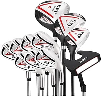 Men's Golf Clubs Package Set, 11-Club Complete Set with/Without Stand Bag/7-Piece Irons (5~P#), Right Handed/Left Handed