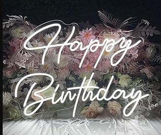 Ulalaza LED Neon Sign Night Light for Wall Party Décor Bedroom Room Bar Wedding Home Birthday Art Decoration Christmas with USB Light modulator 5v 16.5''*9.1''