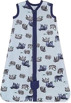 Burt's Bees Baby Beekeeper Infant Wearable Blanket, 100% Organic Cotton Unisex, Girl, Boy Swaddle Transition Sack - Light Weight 0.5 TOG or Medium Weight 1.5 TOG - Newborn Essentials Sleep Clothes,