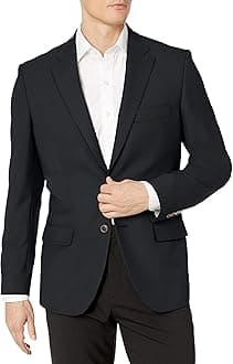 Amazon Essentials Men's Long-Sleeve Classic-Fit Button-Front Stretch Blazer