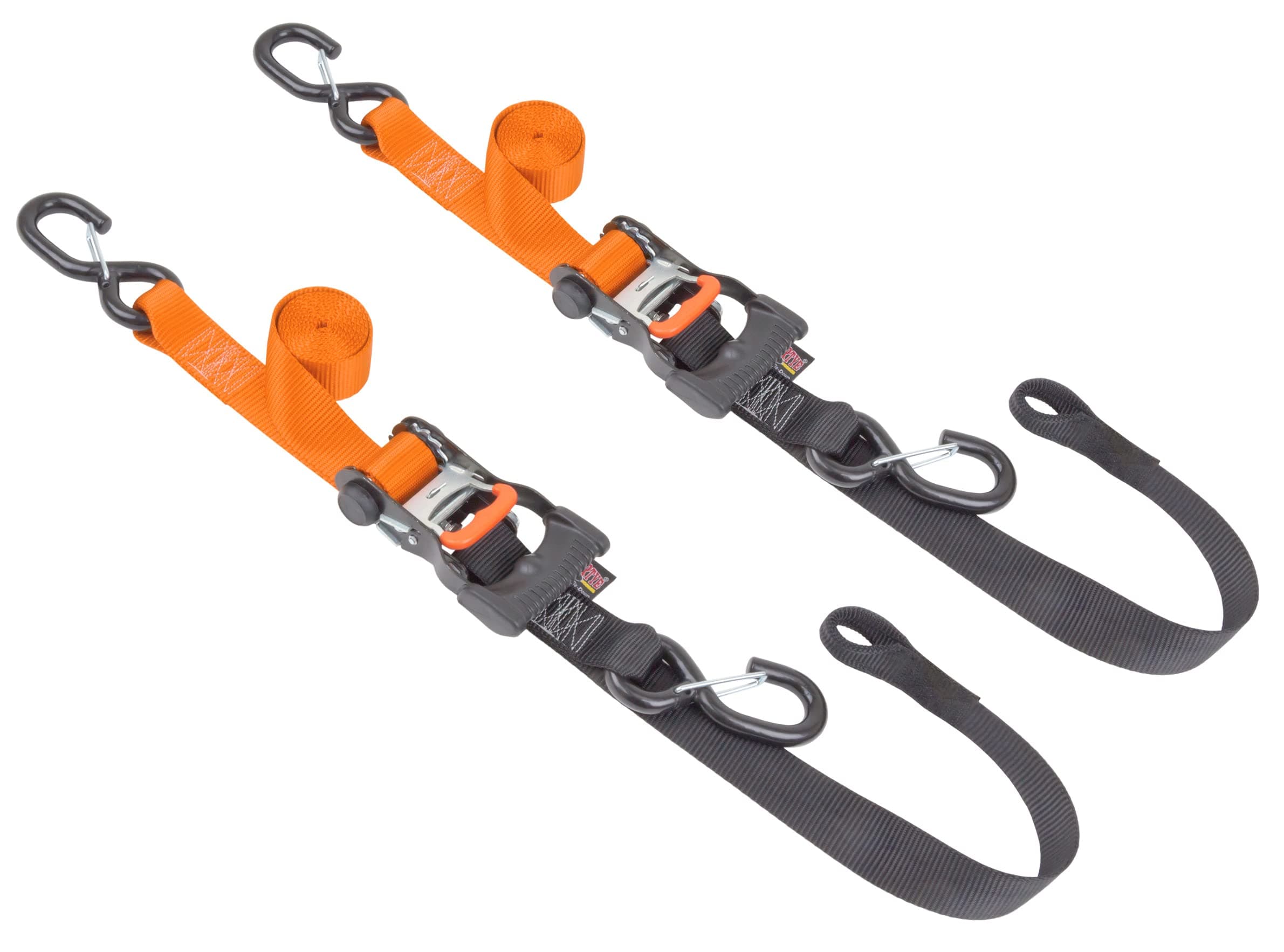 1.5in Ergonomic Ratchet Straps with Soft-Tye