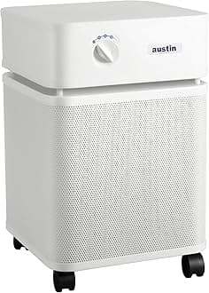 Austin Air HealthMate Standard Air Purifier, White - Advanced 4- Stage Filtration Air Purifiers For Home with Activated Carbon & Zeolite - Ideal as Air Purifiers for Bedroom, Model B400
