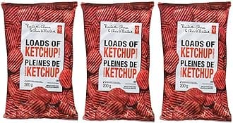Loads of Ketchup Flavour Chips [3 x 200g/7.1 oz. Bags}