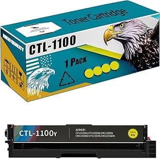 CTL-1100 Toner Cartridge Compatible for Pantum CP1100 CM1100 CP1100DN CP1100DW CM1100DN CM1100DN CM1100DW CM1100ADN CM1100ADW Printers, High Production Replacement (Yellow)