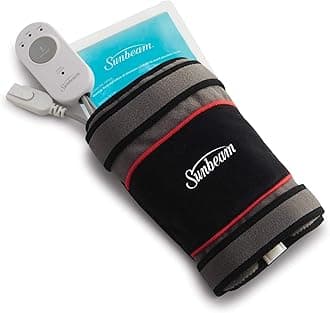 Flextemp Joint Wrap for Pain Relief | Hot & Cold Therapy for Elbow or Knees | Heating Pad with 3 Heat Settings & 2 Hour Auto-Off