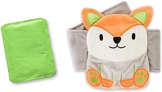 Baby Colic, Gas and Upset Stomach Relief, Baby Heated Tummy Wrap for Newborns - Belly Hugger - Infant Swaddling Belly Belt, Heating Pad with Soothing Warmth for Fussy Infants (Fox)