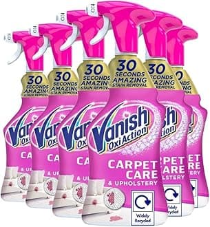 Carpet Cleaner + Upholstery Gold Oxi Action Stain Remover Spray | Pack of 6 Eliminates even strong odours Bulk Buy