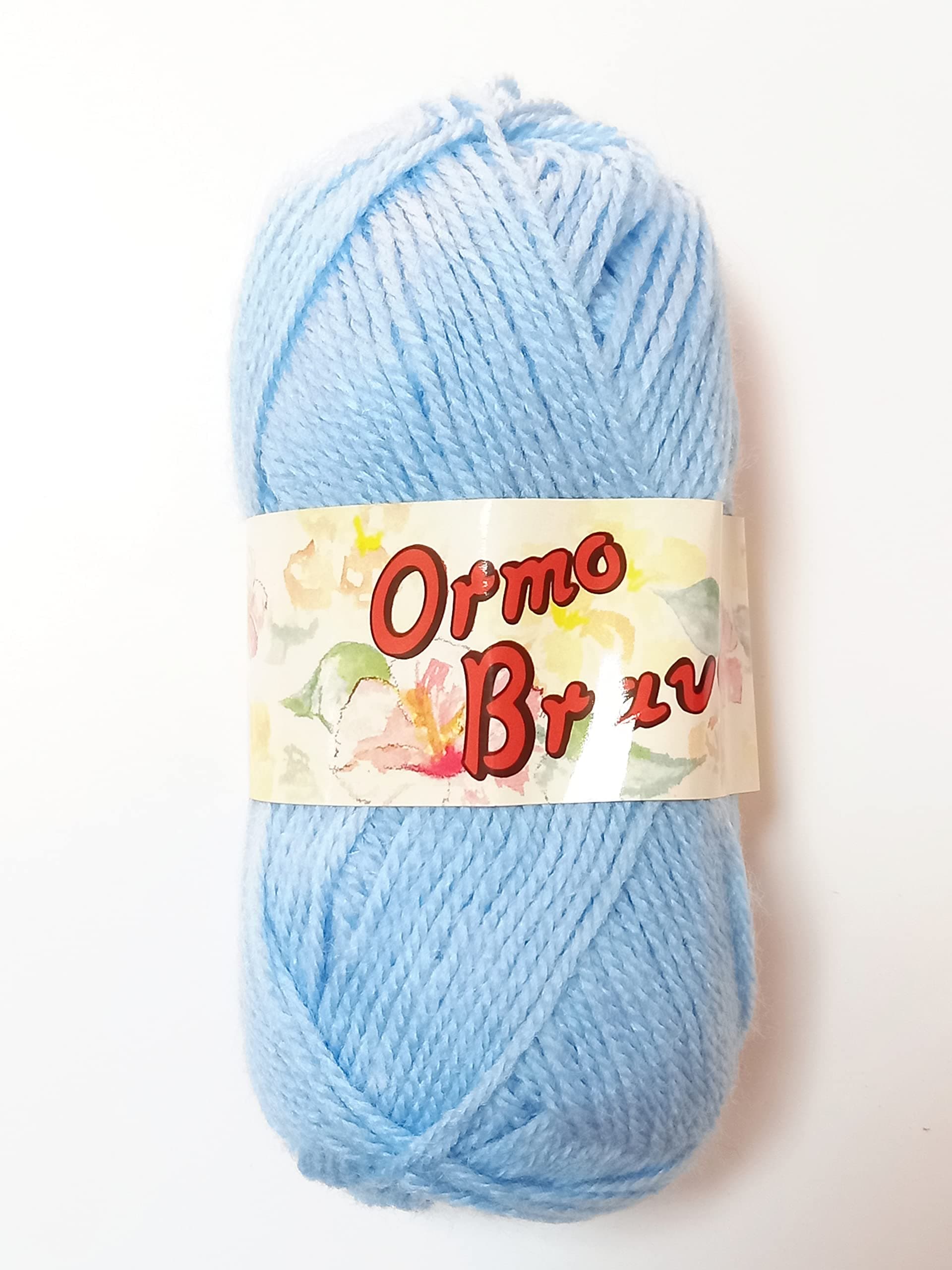 ORMO BRAVO Hand Knitting Yarn- Super Soft Yarn for Crocheting and Knitting- 100% Microfiber Acrylic- Pack of 4pcs (COLOR:214)