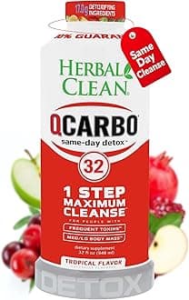 QCarbo Same-Day Detox 32oz- Tropical Fruit Flavor