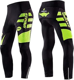 sponeedMen's Bicycle Pants 4D Padded Road Cycling Tights Leggings Outdoor Cyclist Riding Bike Wear