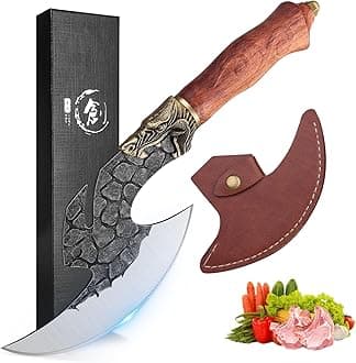 Dream Reach Chef Knife Hand Forged Kitchen Knife with Sheath Home Birthday Gift Men