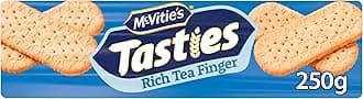 McVitie's Tasties Rich Tea Finger Biscuits, 250 g (Pack of 1)