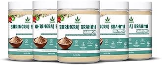 Havintha Natural Shampoo for Hair | With Amla Reetha Shikakai Methidana Hibiscus Bhringraj Brahmi and Flax Seed Powder | Herbal Shampoo | Men & Women 250 g (Pack of 5)