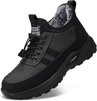 Winter Snow Boots for Women: Warm Fur Lined Ankle Booties Comfortable Slip on Waterproof Outdoor Short Shoes