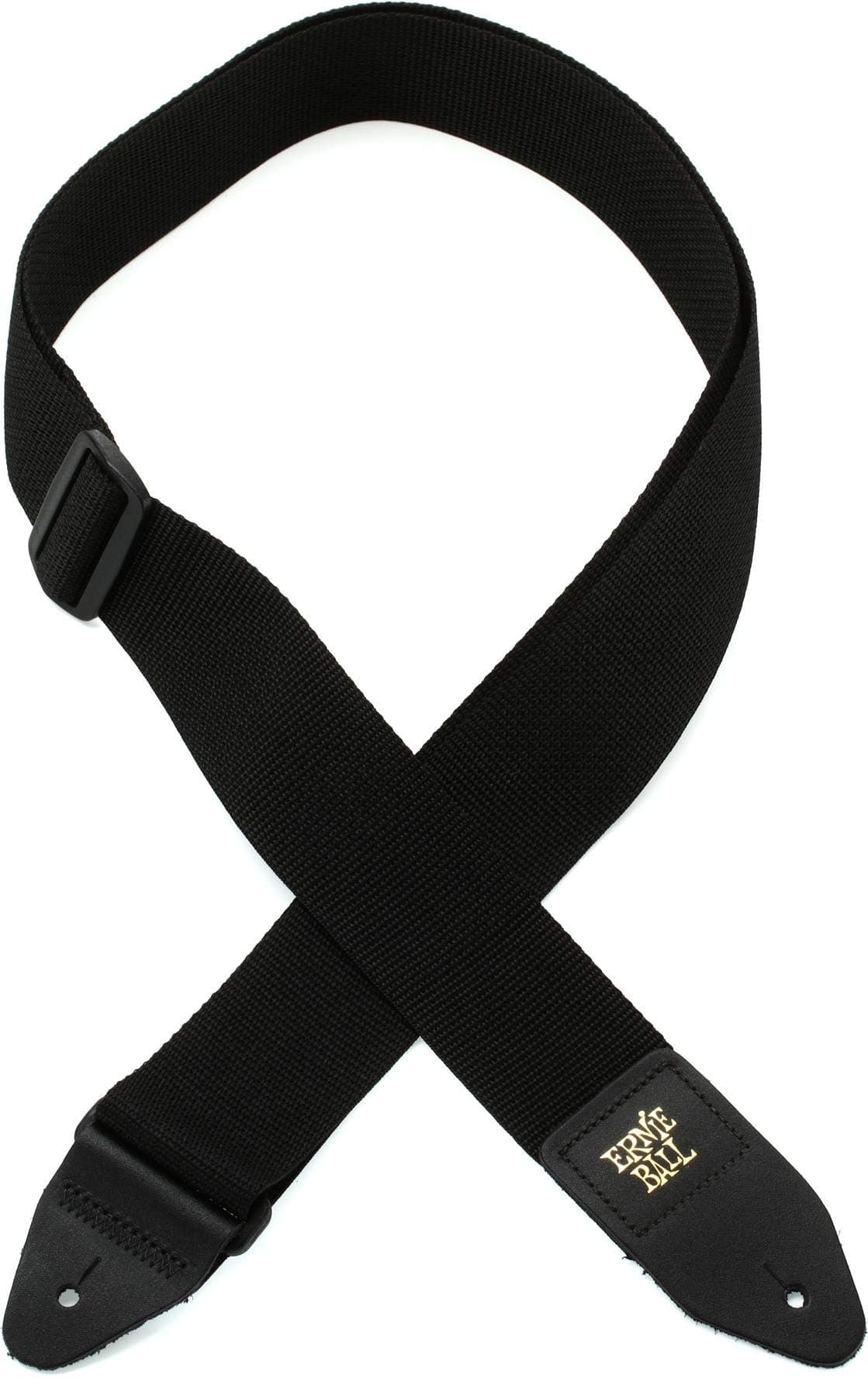 Ernie Ball Black Polypro Guitar Strap