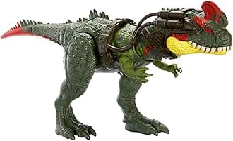 Jurassic World Dominion Gigantic Tracker Sinotyrannus Large Dinosaur Figure with Attack Motion & Tracking Gear, Toy Gift with Physical & Digital Play​