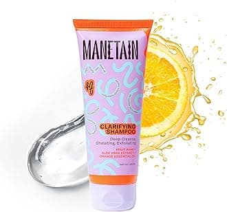 MANETAIN Clarifying Shampoo 100ml for Curly Hair | Sulphate & Paraben Free | Exfoliating & Non-Drying Formula with Fruit-Based AHAs for Curly, Frizzy, and Oily Hair | Safe for All Hair Types