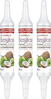 Bio Complex Coconut Oil Capsules 3Pack – 0.61 oz Each, Deep Moisturizing Hair Treatment for Repair, Hydration, and Strengthening