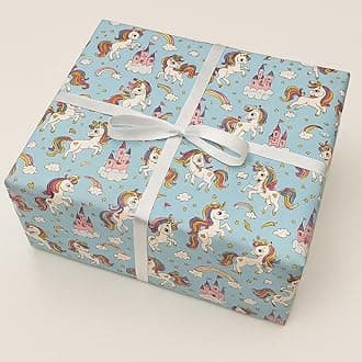 LA TROVE Colourful Gift Wrapping Paper Sheet For Gift Packing|Gift Wrap Roll, Gift Papers Sheets, Gift Cover Wrapping Paper(Unicorn, Pack 0F 15),Multi