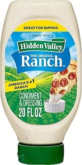 Hidden Valley Easy Squeeze Original Ranch Salad Dressing and Topping, 20 Ounce Bottle (Package May Vary)