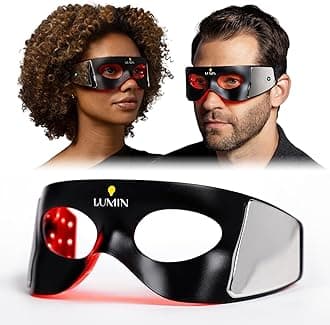 Luminator LED Eye Mask for Men and Women Skincare - Anti-Aging, Boost Collagen, Reduce Dark Circles & Wrinkles, Red Light Therapy for Under-Eye Treatment & Rejuvenation - Only 3 Minutes a Day