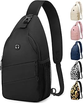 Crossbody Bags for Women Men Trendy Sling Bag Backpack Casual Chest Bag with Convertible Shoulder Strap