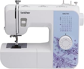 Brother Sewing Machine, XM2701, Lightweight Machine with 27 Stitches, 6 Included Sewing Feet