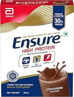 Ensure High Protein Drink for Physically Active Adults - Chocolate 200g, Red