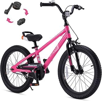 RoyalBaby EZ Kids Bike 12 14 16 18 20 Inch Balance Pedal 2-in-1 Training Bicycle Boys Girls Ages 3 to 12 Years Easy Learn for Beginners