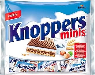 Knoppers Mini Milk and Hazelnut Cream Wafer -1 Bag